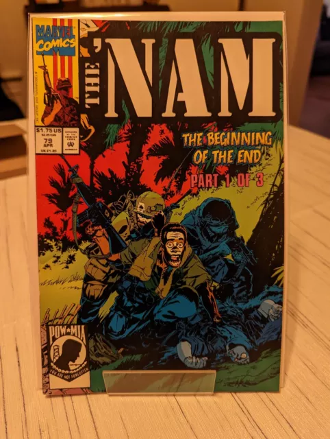 The Nam #79 By Lomax Vietnam War Viet Cong Golden Cover POW MIA Marvel 1993