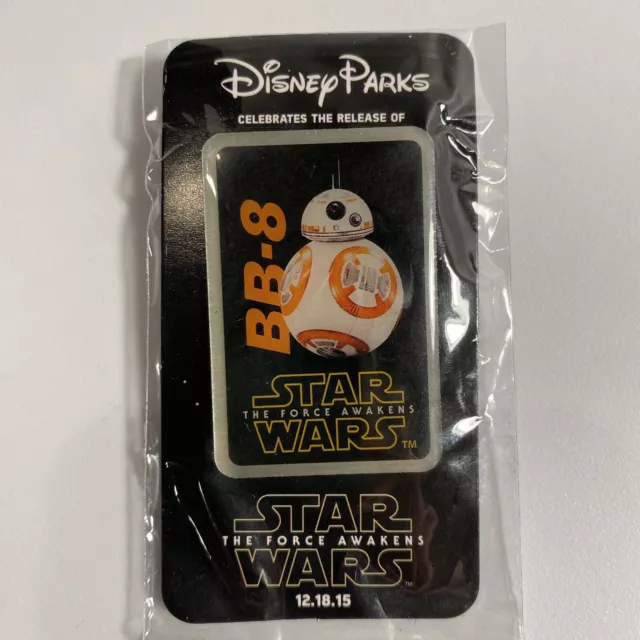 Disney BB-8 Star Wars The Force Awakens Pin Badge - Disneyland Movie Opening Day