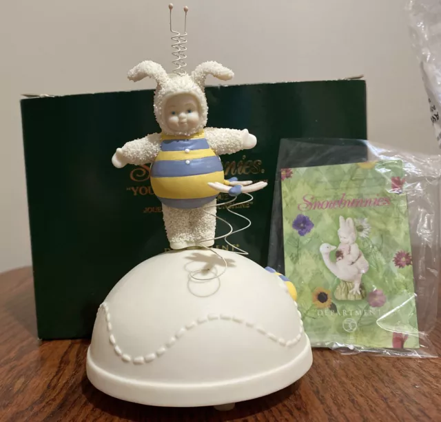 Dept 56 Snowbabies You Are My Sunshine Music Box Honeybee