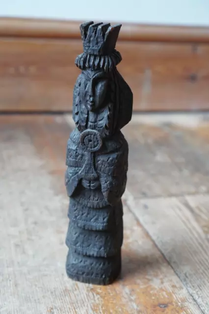 Vintage Carved Wooden Figure Native American ?