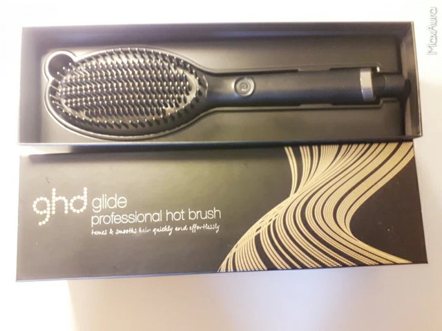 Spazzola calda professionale GHD Glide con scatola, completamente funzionante.