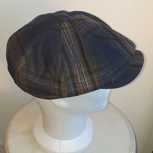 Béret Homme En Laine Made In Italy - Taille 55 - Couleur Rouille - Neuf Avec étiquettes