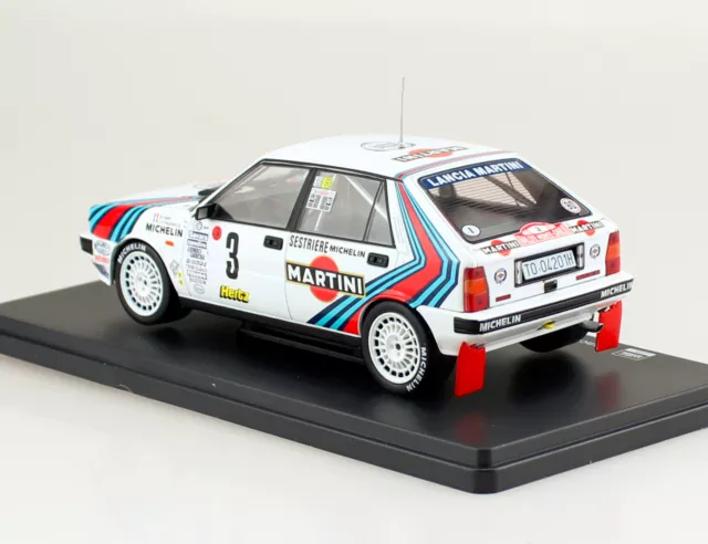 Lancia Delta HF Integrale Rally Monte Carlo 1988 #3 1:24 Hachette Modellauto 2