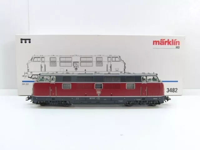 Märklin H0 3682 Diesellok BR221, DB -DIGITAL- AC, Licht, NEM, NEU in OVP #39520