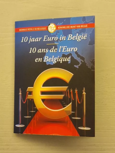 Coincard 2 euro Commemorativo BELGIO 2012 Anniversario 10 Anni Dell'Euro BU