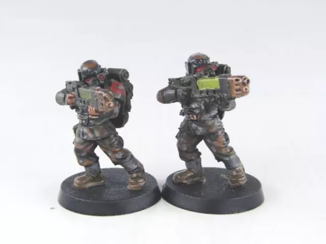 (6114) Plasma Gun Cadians With Respirators Imperial Guard Militarum 40k 30k