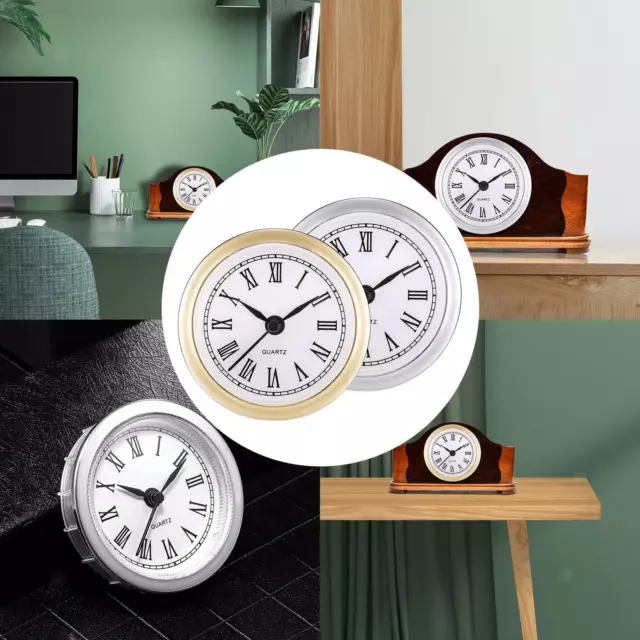 Round Quartz Clock Insert Wall Clock Movement  Living Room 61mm 2