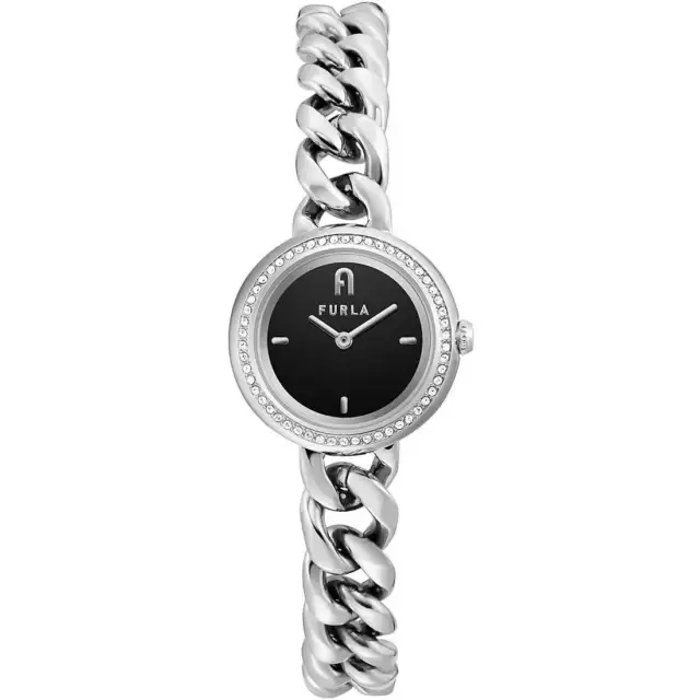 Orologio Donna FURLA CHAIN ROUND WW00019001L1 Bracciale Acciaio Catena