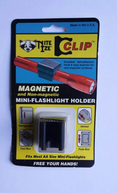 Nite Ize Magnetic Clip AA-size Mini-Flashlight Holder