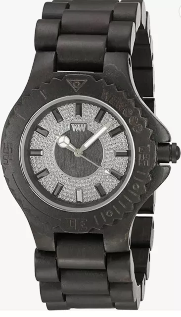 WeWood Sargas Black Wooden Wood We Wood Watch Wristwatch Brand New In Box