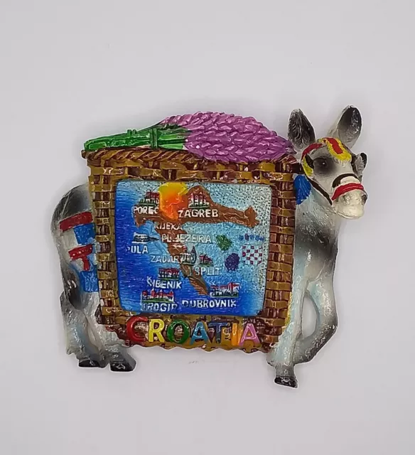 Magnete Calamita Resina Frigo Frigorifero Souvenir Magnet  Croazia