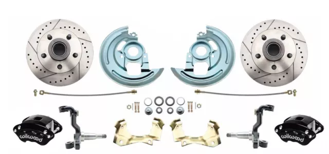 1964-1972 GM A, F, X Body Disc Brake Conversion Wheel Kit w/ Wilwood Calipers