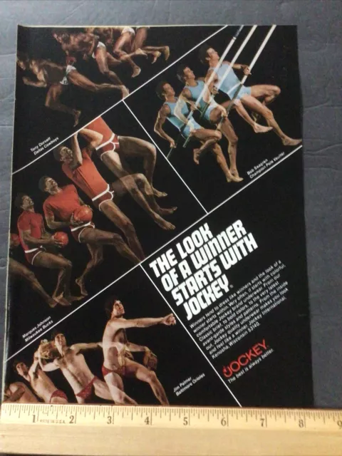 JOCKEY MENS UNDERWEAR Ad Clipping Original Vintage Magazine Print Jim ...