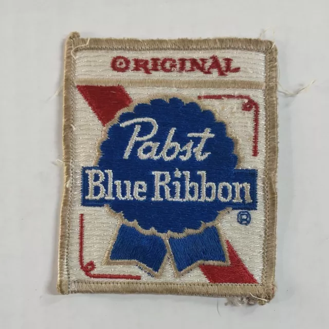 Vintage Original Pabst Blue Ribbon Uniform Jacket Embroidered Advertising Patch