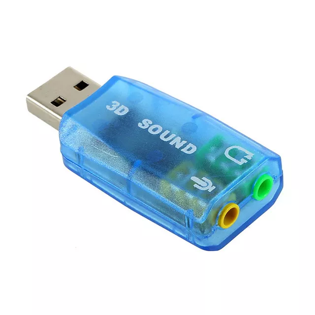 LEAGY Carte Son Externe USB 7.1, 8 canaux, Boîte à Son USB 7.1 Canal,  Jusqu'à 8 Haut-parleurs