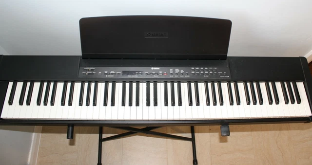 YAMAHA P80 DIGITAL piano with full size touch sensitive weighted