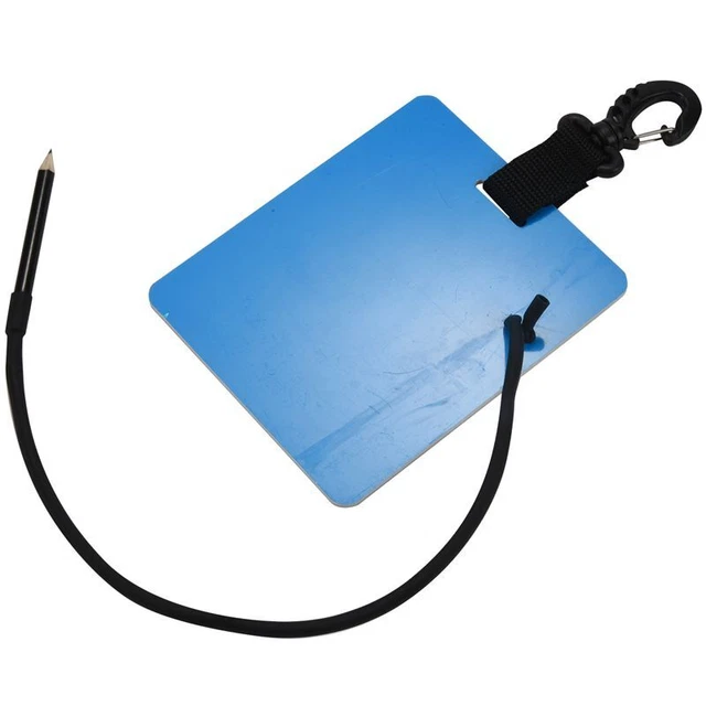 DIVE UNDERWATER WRITING Slate Diving Wordpad Gear Board With Swivel