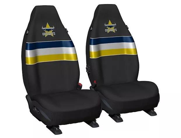 QUEENSLAND COWBOYS Official NRL Car Seat Covers Airbag Compatible Universal Fit