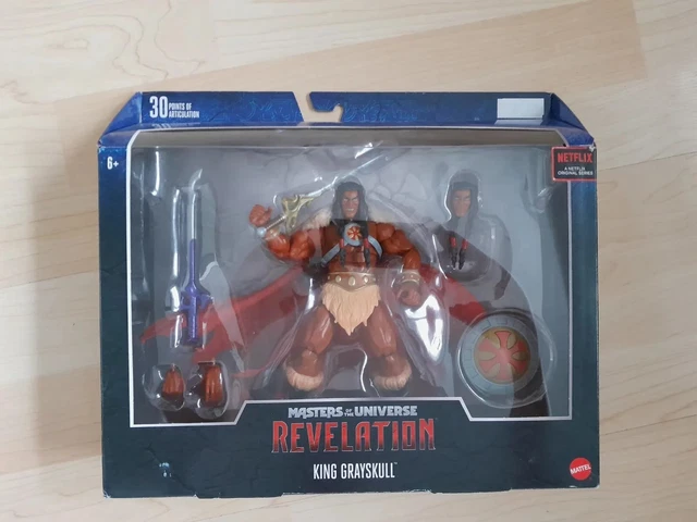 Masters Of The Universe Masterverse Revelation | Figura Deluxe King Grayskull 18 Cm | Action Figure Collezionabile Con Accessori