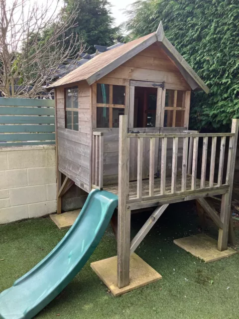 Children’s ‘Billioh Max Bunny’ Playhouse With Connecting Slide & Play Kitchen