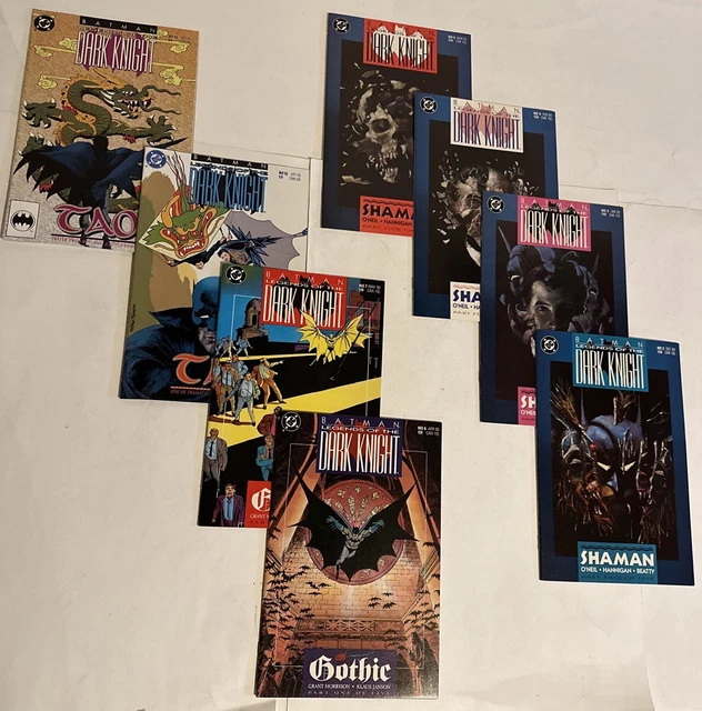 Lot of 8 DC Comics Batman Legends of the Dark Knight #2-7, 52-53 G/VG 1989-93