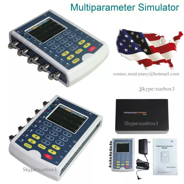 Contec MS400 Multi-parameter Patient Simulator,ECG Simulator USA Warehouse,Fedex