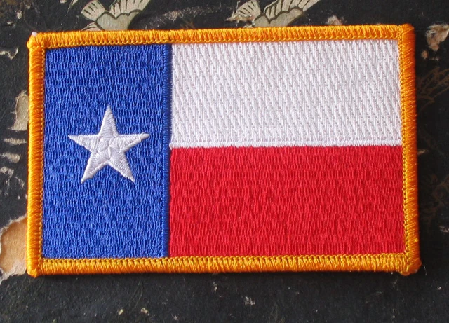 "NUEVO PARCHE PARA MOTOCICLISTA True De colección TEXAS BANDERA DEL ESTADO 3.x2"
