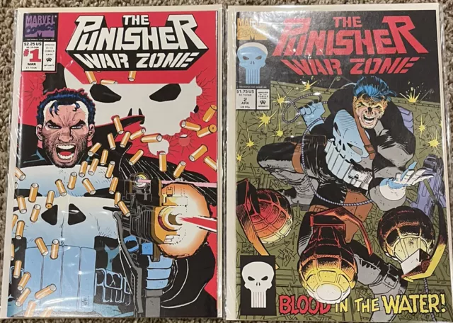 The Punisher War Zone - Issue #1 & #2 (Marvel Comics, 1992) - Modern Age Comics