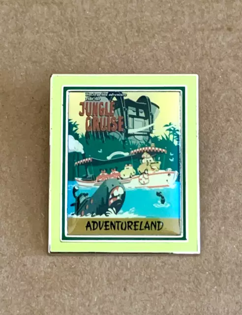 2011 WDW Jungle Cruise Pixar Cars Attraction Poster Booster Disney Pin