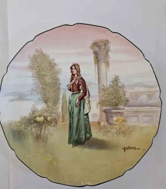 ROYAL DOULTON POTTERY JULIET SHAKESPEARE SERIES Plate