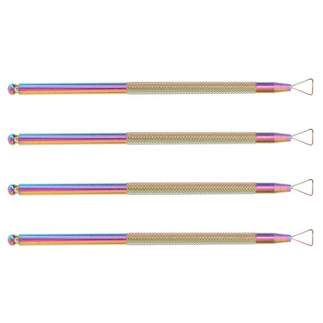 4 Pcs Reinigungswerkzeug Nagelhautschieber-Entferner Schermaschinen