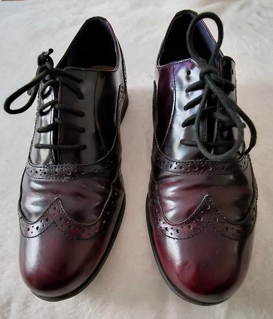 Clarks clearance oxblood brogues