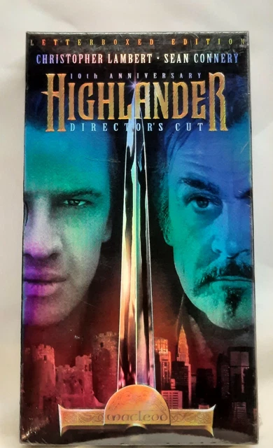 HIGHLANDER (DVD, 1997, 10th Anniversary Directors Cut) Letterboxed Sean ...