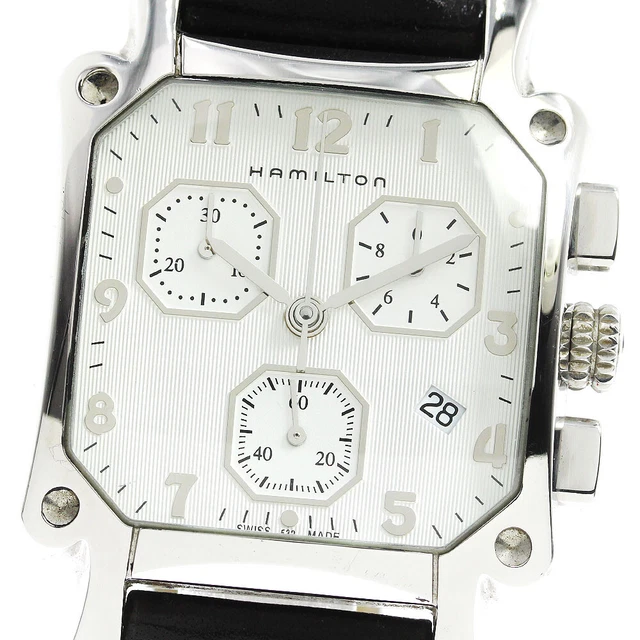 OROLOGIO UOMO HAMILTON Lloyd H194120 Cronografo Quadrante Argento Quarzo 799989 EUR 411 61 PicClick IT
