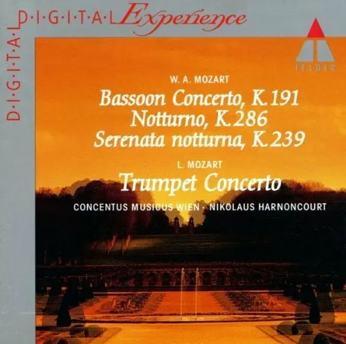 Mozart Bassoon concerto, K. 191/Notturno, K. 286/Serenata notturna, K. 23.. [CD]