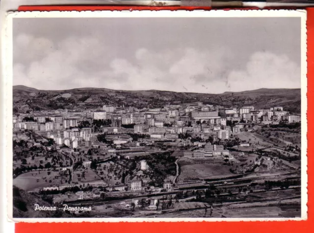 Cartolina  Potenza  Viaggiata  1957  Panorama Regalo