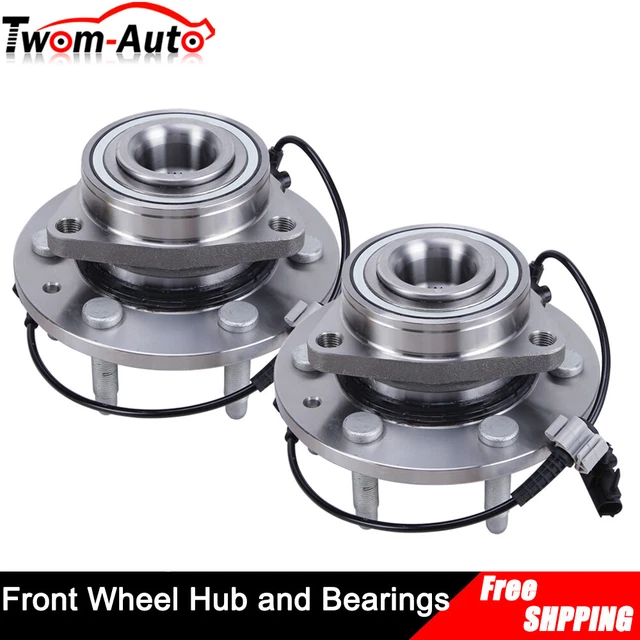 4WD FRONT WHEEL Hub and Bearings for Chevy Tahoe Silverado GMC Sierra