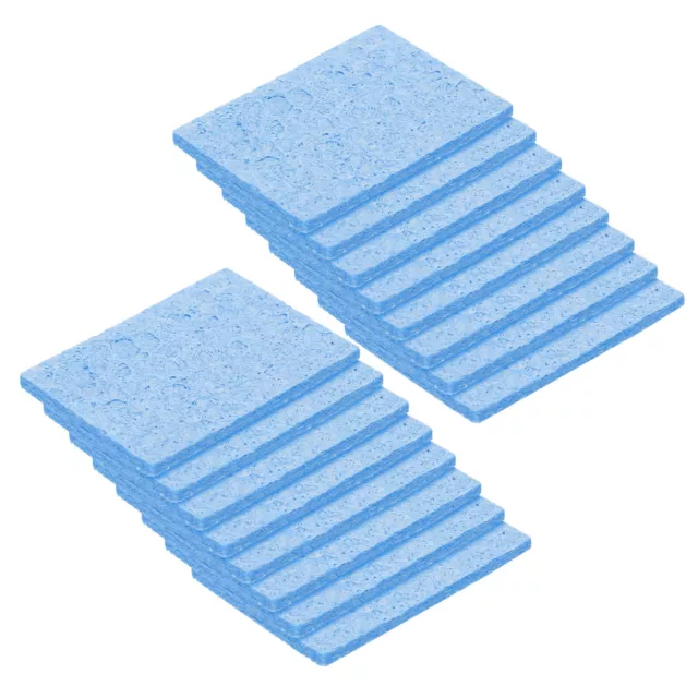40 pz spugna per saldatura 5 x 3,5 cm rettangolare blu spessore cuscinetti per pulizia saldatura
