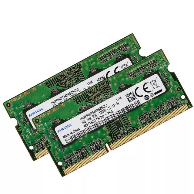2x 4GB 8GB RAM DDR3 1600Mhz SO DIMM PC3L-12800S für QNAP NAS TS-451A; TS-251B