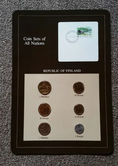 Franklin Mint - Coin Sets Of All Nations - Republic of Finland