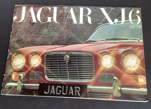Jaguar XJ6 Car Sales Brochure Booklet, April 1971, UK English Market