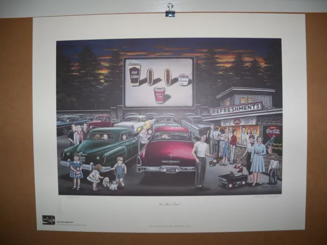 2000 Coca Cola Limited Edition Fine Art Print Signed Pamela C. Renfroe #750/750