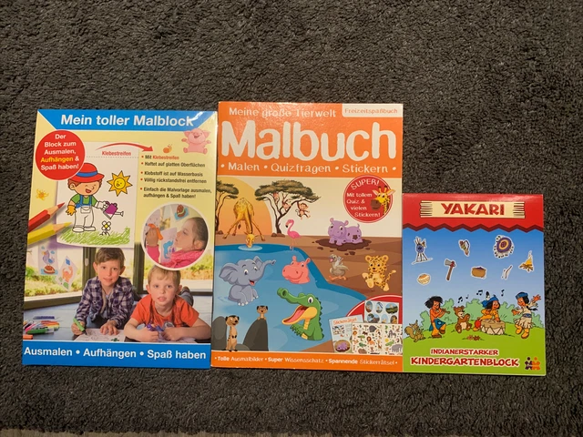 Malbuch Vorschule Hefte Set