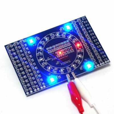 Kit PCB LED SMD 3528 Rosso/Bianco Luci Locomotive H0 pre-assemblato DCC 