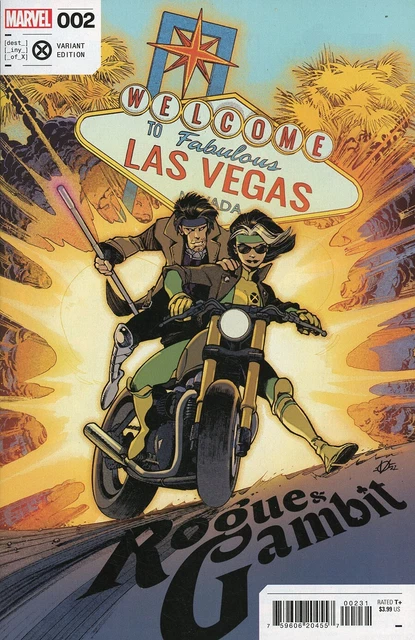 Rogue & Gambit #2 2023 Unread Olivier Vatine Variant Cover Marvel Comic Book