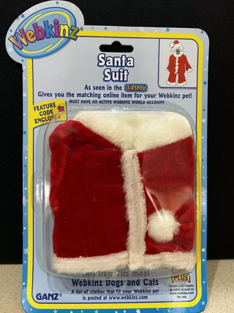 Webkinz Santa Suit w/ Unused Feature Code Ganz NEW Sealed WE000292 FREE SHIP