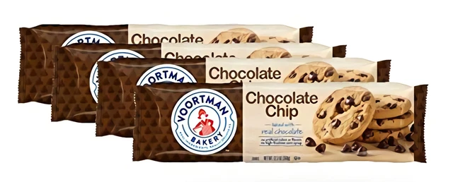 Voortman Chocolat Puce Cookies, 364ml Paquet De 4