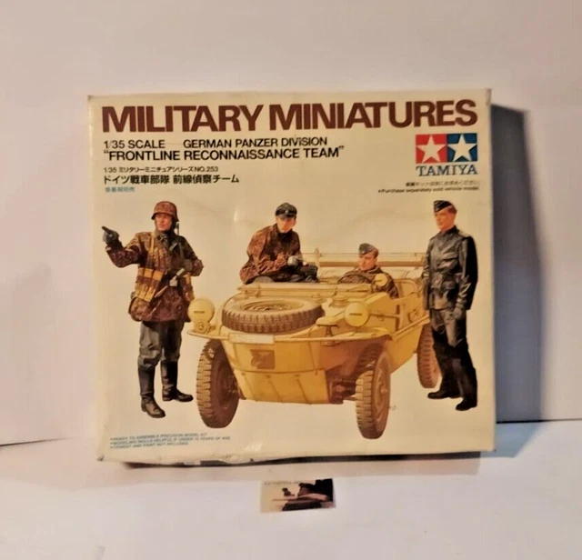Tamiya 300035256 - Set Soldatini Fanteria Tedesca Seconda Guerra Mondiale - Scala 1:35 - 5 Figure In Plastica Da Assemblare