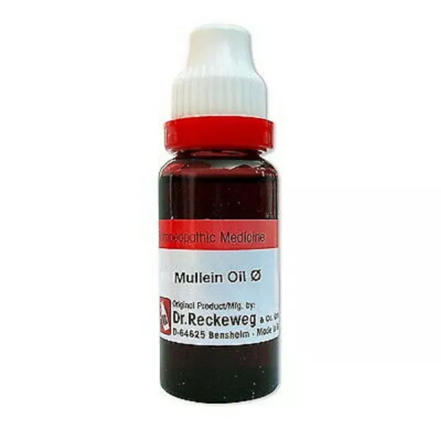 Dr. Reckeweg Germany Homeopathy Mullein Oil Mother Tincture (Q) 20ml