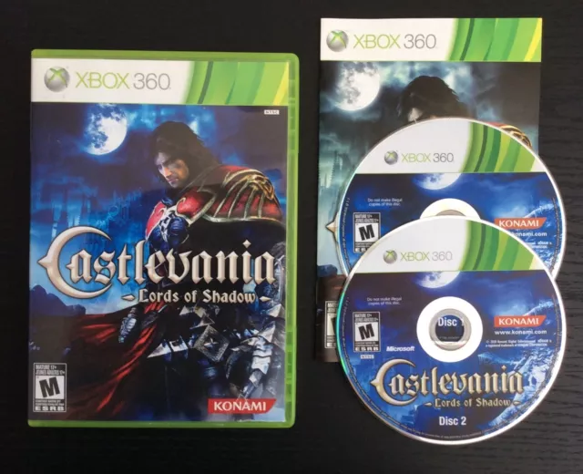 Castlevania Lords of Shadow 1 Microsoft Xbox 360 Complete w/ Manual